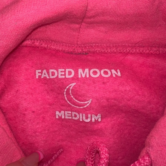 faded moon hoodie - Picture 3 of 4
